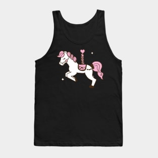 Carousel Merry Go Round Pony Horse Tank Top